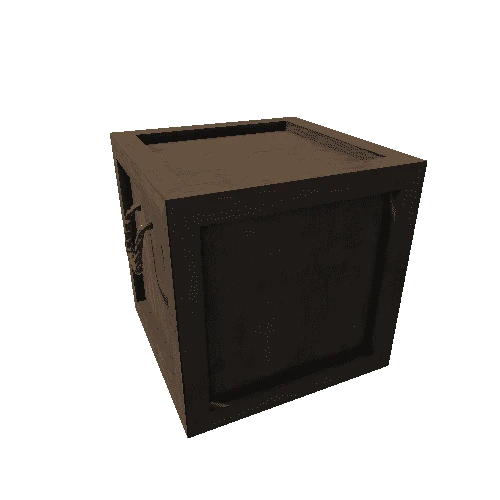 Crate (Box-RopeHandles-Dark)